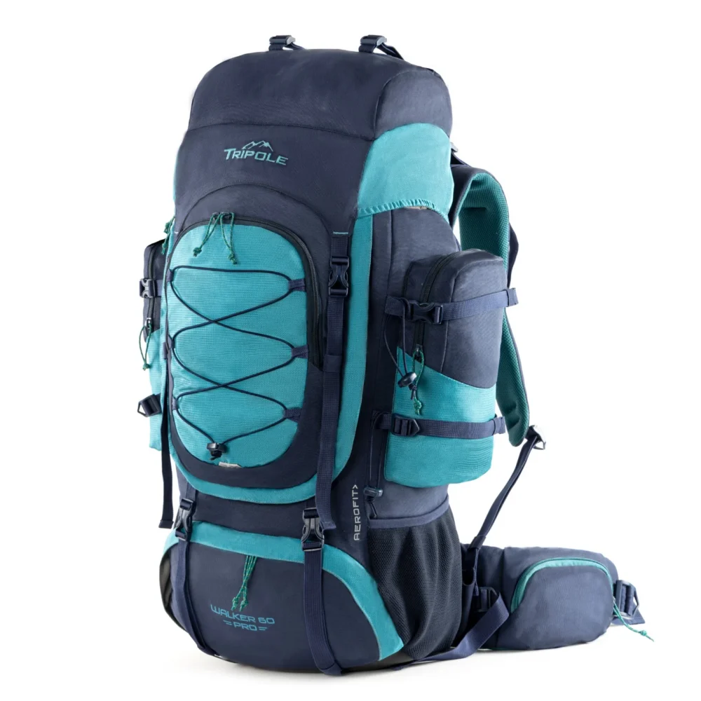 Tripole Walker Pro Internal Frame Rucksack for Travel and Trekking | Front Opening | Laptop Sleeve | Water Repellent | Rain Cover - Image 10