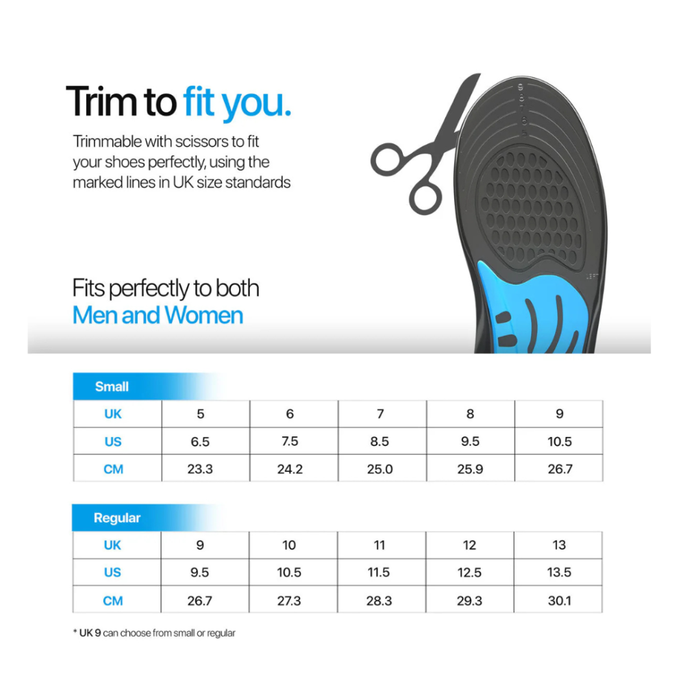 FRIDO Dual Gel Insoles - Shock-Absorbing Arch Support for Foot Pain Relief - Image 5