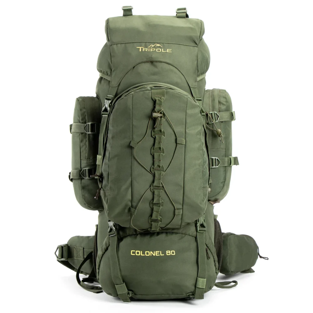 TRIPOLE COLONEL SERIES Rucksack + Detachable Day Pack & Rain Cover