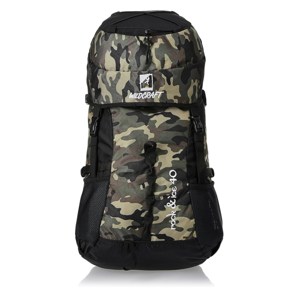 A large trekking rucksack, designed for carrying gear and supplies on hiking and backpacking trips.