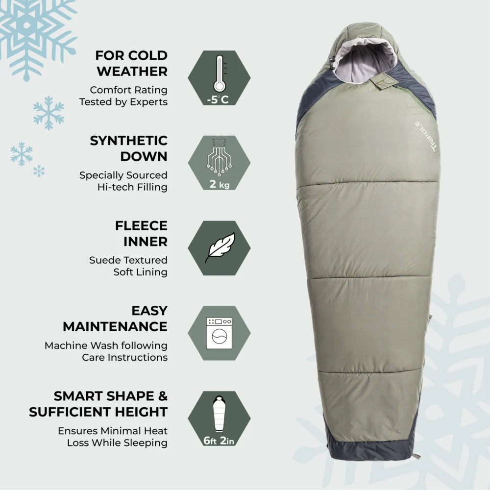 Tripole Zanskar Army Sleeping Bag - Image 3