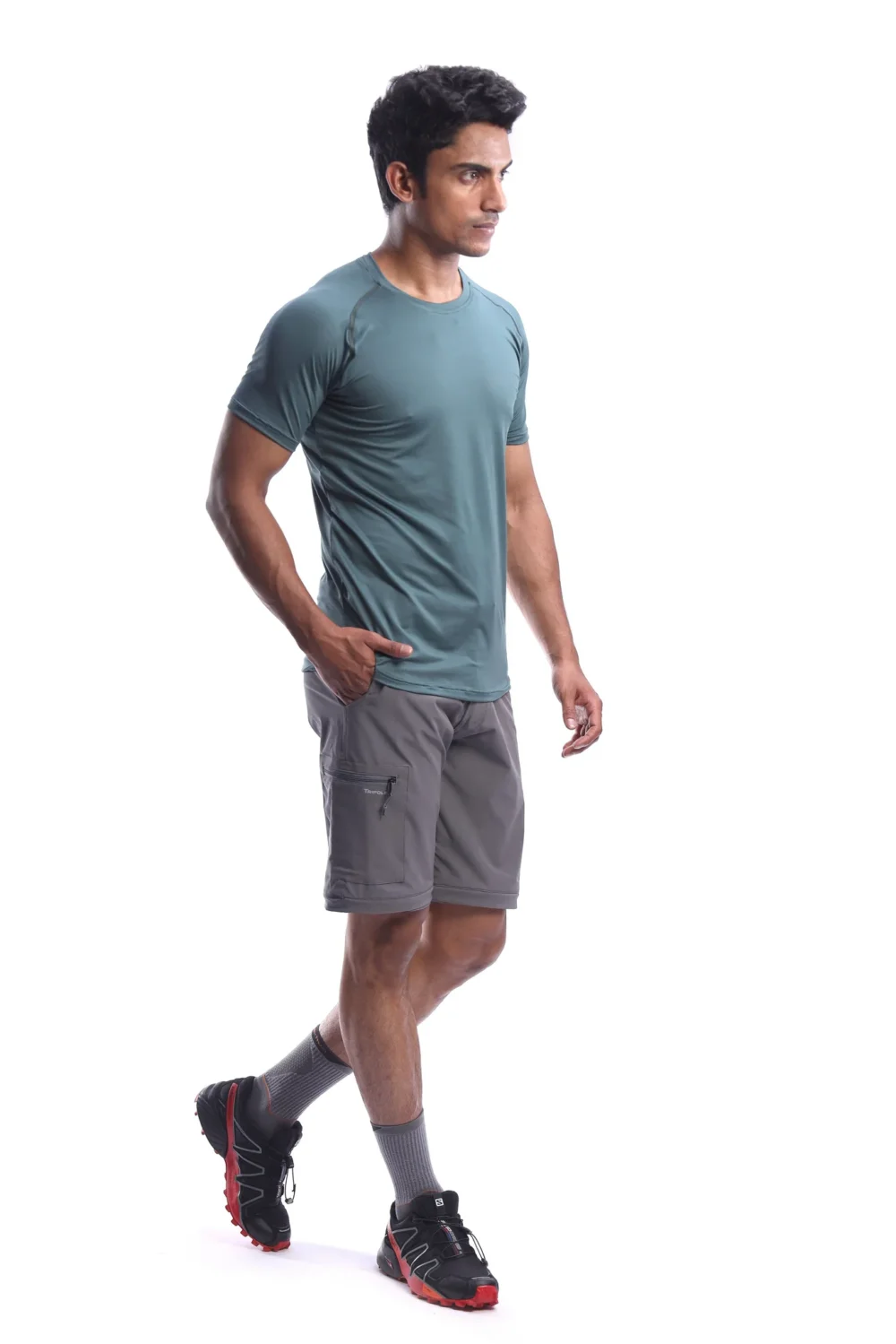 Tripole Men's Stretchable Pants for Hiking and Trekking with Detachable Lower - Image 6