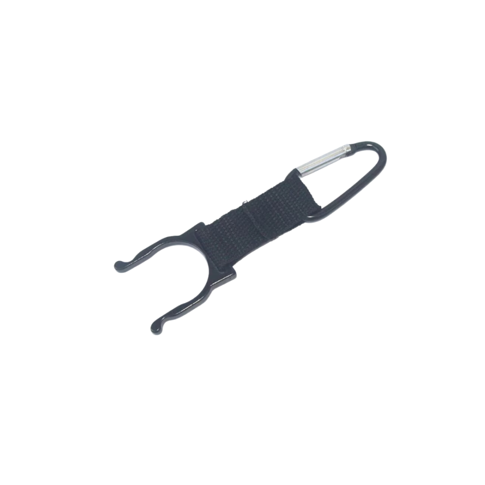 Carabiner Keychain with Bottle Holder - Image 3