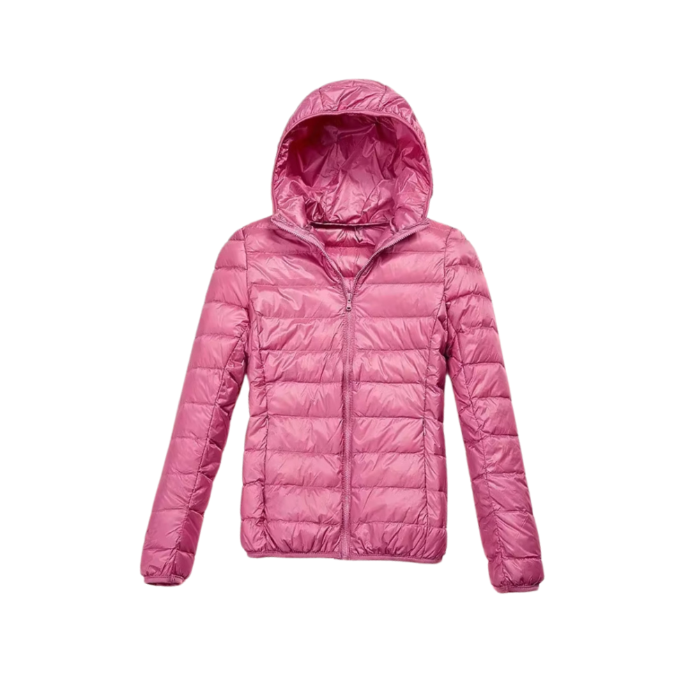 Women's Down Duck Puffer Winter Jacket - Warm and Lightweight