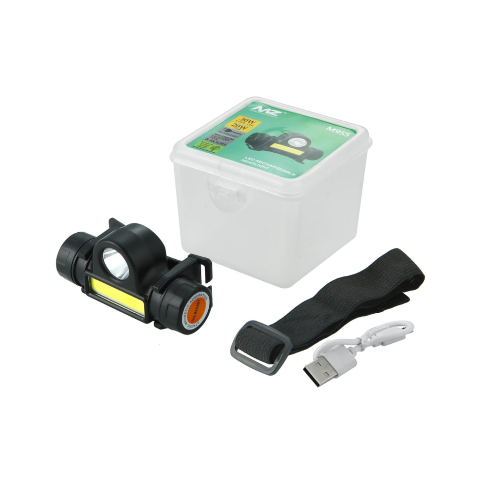 MZ M955 RECHARGEABLE LED HEAD TORCH - Image 3