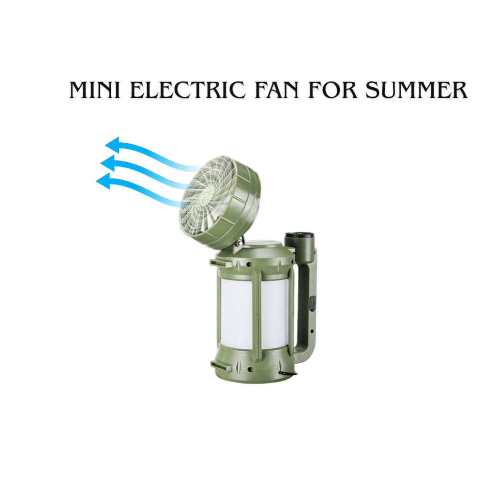 Solar powered LED Camping light with 2400mAh rechargeable battery