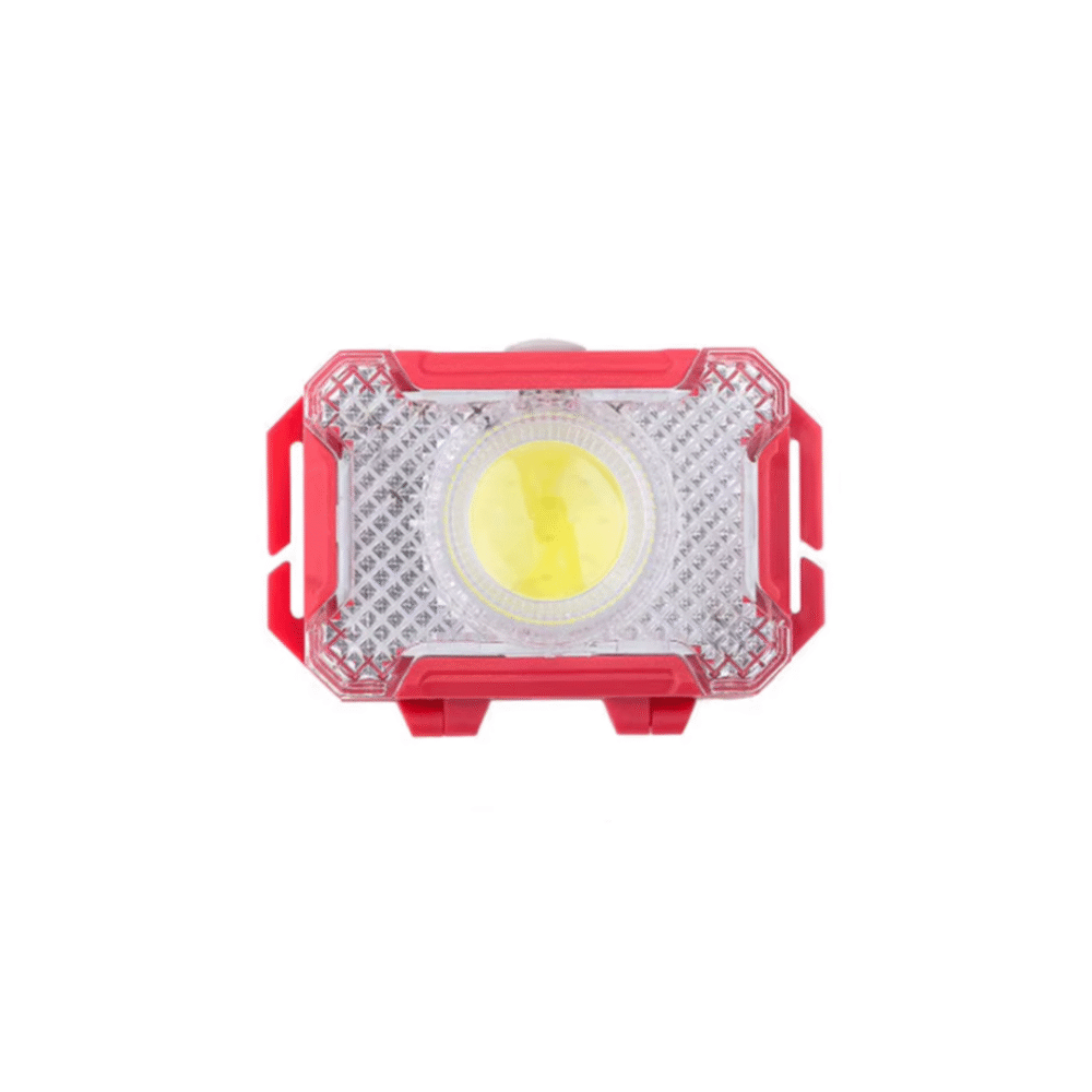 Battery-powered outdoor headlight with bright COB LED and tilt function