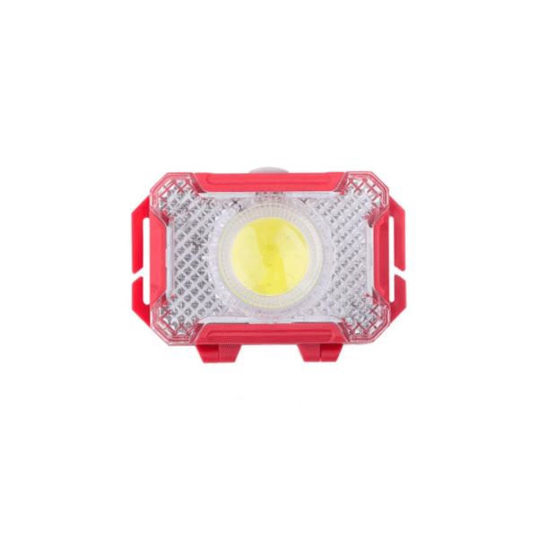 Battery-powered outdoor headlight with bright COB LED and tilt function